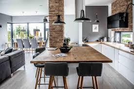 Comment Amenager Salon Salle A Manger Rectangulaire Idee Deco Salon Moderne Style Sallon Salle A Manger Salle A Manger Salon Cuisine Decoration Salle A Manger