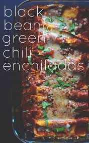 Black Bean Green Chili Enchiladas Minimalist Baker Recipes Recipe Chili Enchiladas Recipes Green Chili Enchiladas