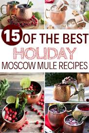 15 Of The Best Holiday Moscow Mule Recipes Moscow Mule Recipe Mule Recipe Moscow Mule Drink Recipes