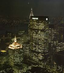 Pan Am Building And Chrysler Building By Night New York City Landscape Chrysler Building Pan Am