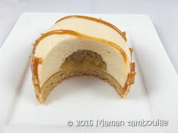 Entremet Caramel Au Beurre Sale Speculoos Insert Pomme Entremet Caramel Gateaux Et Desserts Dessert Gastronomique