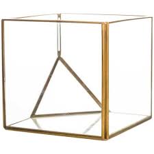 Gold Angled Square Terrarium Hobby Lobby 1116763 Glass Terrarium Terrarium Decor Decor