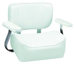 Wise White Helm Boat Seat Wd431ar 710 With Aluminium Armrest Marine Md Boat Seats Arm Rest Seating