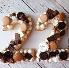 Pin By Trungelne Adam Terezia On Deco 22nd Birthday Cakes Number Birthday Cakes Number Cakes