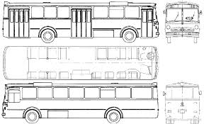 Blueprints Trucks And Vehicles Templates Layth Jawad Blueprints Trucks Mercedes Bus