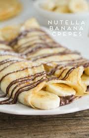 Nutella Banana Crepes Recipe Yummly Recipe Nutella Recipes Sweet Crepes Banana Crepes