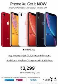 Buy Iphone Xr Get 1 500 Instant Discount Also Get Additional Wireless Charger Worth 3 499 Free Buy Iphone Apple Products Iphone Store