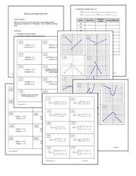 Domain And Range Match Up Activity Precalculus Task Card Activities Activities