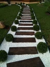 Here Is A Beautiful Pathway Garden Landscaping Design Which Will Surely Satisfy A Perfectionist In You Who Like Symmet Minimalist Garden Garden Paths Backyard