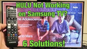 Hulu Not Working On Samsung Tv Finally Fixed 6 Solutions Youtube