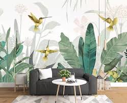 3d Plant Birds N885 Wallpaper Wall Mural Removable Self Adhesive Sticker Amy Ebay In 2020 Wall Wallpaper Room Wall Decor Wall Decor Living Room