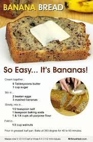 Banana Bread So Easy It S Bananas Team Breakfast Banana Recipes Baking Recipes