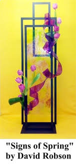 Designs Using My Materials Ikebana Flower Arrangement Floral Mechanics Contemporary Flower Arrangements