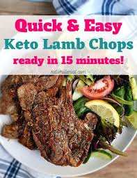Easy 15 Minute Keto Lamb Chops Recipe Recipe In 2020 Lamb Chop Recipes Lamb Recipes Chops Recipe