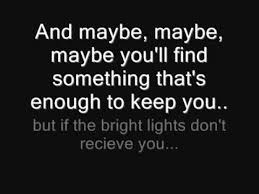 Bright Lights Lyrics Matchbox Twenty Matchbox Twenty Lyrics Matchbox Twenty Lyrics