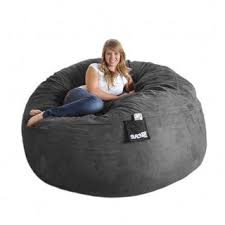 Slacker Sack Round 6 Foot Microsuede And Foam Bean Bag Oversized Bean Bag Chairs Cool Bean Bags Oversized Bean Bags