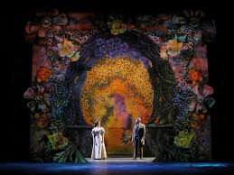 This Is The Secret Garden Set There Are Several Main Elements In This Set First The Color Of The Flowers And B Set Design Theatre Scene Design Scenic Design