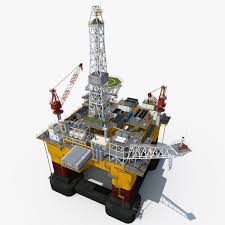 3d Oil Rig Platform 3d Model Oil Rig Oils Rigs