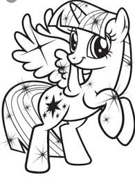 Twilight Sparkle Coloring Pages Twilight Sparkle Coloring Page En 2020 Unicornio Colorear Oso Para Pintar Libro De Colores