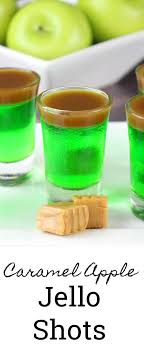 These Caramel Apple Jello Shots Will Be The Hot Of Your Next Party Halloween Drinks Fall Tail Halloween Jello Shots Alcohol Jello Shots Jello Shot Recipes