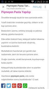 Pismeyen Pasta Tarifi Pasta Tereyag Pasta Tarifleri