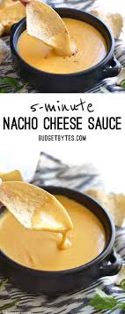 5 Minute Nacho Cheese Sauce Budget Bytes Recipes Food Mexican Food Recipes