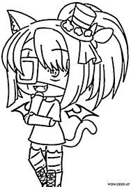 The mobile game gacha life, created by lunime, has a very bizarre fanbase: Coloring Pages Gacha Life Print For Free Wonder Day