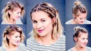 Summer hairstyles 2017 & cute summer hairstyles. 3 Easy Summer Hairstyles For Short Medium Hair Milabu Youtube