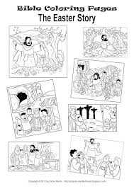 The Easter Story And Easter Coloring Pages Bible Coloring Pages Easter Coloring Pages Sunday School Coloring Pages