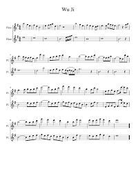 Print And Download In Pdf Or Midi Wu Ji Had The Instrumental Version Of Wu Ji On Repeat For The Last 48 Hours Straig Flute Sheet Music Sheet Music Flute Music
