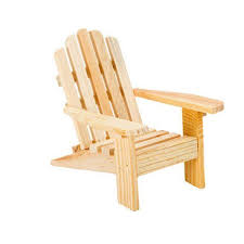 Small Adirondack Chair Unfinished Wood Measurement 3 75 L X 2 25 H At Arms X 4 From Back To Base 3 1 2 Miniature Chair Adirondack Chair Wood Adirondack Chairs
