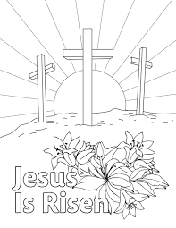 Free Easter Coloring Page Downloadable Printable From Aop Jesus Is Risen Homeschooling Jesus Coloring Pages Free Easter Coloring Pages Easter Coloring Sheets