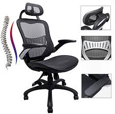 Amazon Com Ergousit Ergonomic Office Chair Computer Desk Chair With Adjustable Headrest Flip Up Arms Til Ergonomic Office Chair Ergonomic Office Mesh Chair