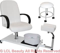 White Pedicure Station Hydraulic Chair Massage Foot Spa Beauty Salon Equipment Pedicure Station Pedicure Chairs For Sale Beauty Salon Equipment