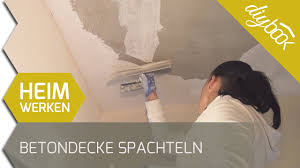 Betondecke Spachteln Youtube