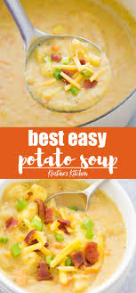 Potato Soup Recipe Creamy Potato Soup Recipe Homemade Potato Soup Homemade Soup Recipe