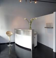 Pin By Lilium On Trendy Hair Salons Modern Reception Desk Salon Reception Desk Beauty Salon Reception Desks