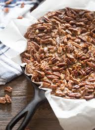 Bourbon Pecan Pie With Blondie Crust Recipe Bourbon Pecan Pie Pecan Pie Pecan