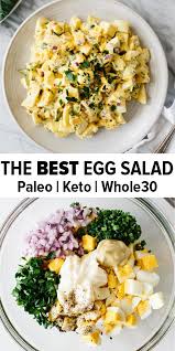 Egg Salad The Classic Egg Salad Recipe That Can Be Eaten Plain With A Fork Turned Into A De Best Egg Salad Recipe Classic Egg Salad Recipe Paleo Diet Recipes