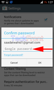 How To Restrict Purchase Of Apps At Google Play By Password On Android 4 4 X Kitkat Device Google Play App Android