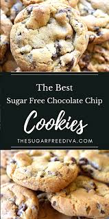 Check out our sugar free cookies selection for the very best in unique or custom, handmade pieces from our cookies shops. The Best Sugar Free Chocolate Chip Cookies In 2020 Sugar Free Chocolate Chip Cookies Carbquik Recipes Sugar Free Baking