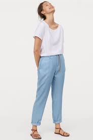 Pants With Belt Light Blue Pants Blue Pants Outfit Colorful Wardrobe