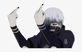 Sticker Kikoojap Kaneki Ken Tokyo Ghoul Middle Finger In Anime Hd Png Download Transparent Png Image Pngitem High quality anime fingers gifts and merchandise.