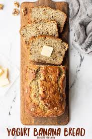 Yogurt Banana Bread Recipe With Walnuts Budget Bytes Recipe In 2020 Yogurt Banana Bread Banana Bread Recipes Plain Yogurt Recipes
