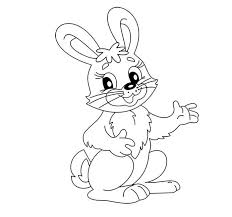 Cartoon Rabbit Coloring Pages Easter Bunny Colouring Bunny Coloring Pages Animal Coloring Pages