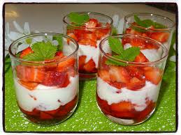 Verrines Aux Fraises Et Fromage Blanc Recette Recette Avec Des Fraises Fromage Blanc Recette