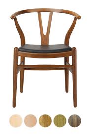 Hans Wegner Wishbone Ch24 Padded Dining Y Chair Replica 193 Chair Wishbone Chair Furniture Design Modern