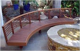 Pin By Christina Marita On Outdoor Living Space Curved Outdoor Benches Fire Pit Seating Outdoor