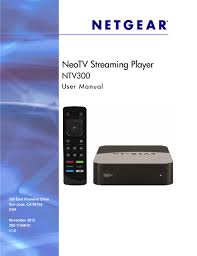 Netgear Neotv Ntv300 User Manual Pdf Download Manualslib