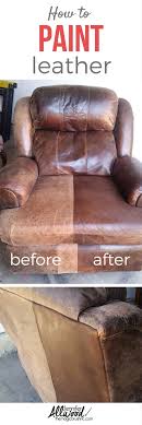 Leather Paint Painting Leather Leather Furniture Leather Couch